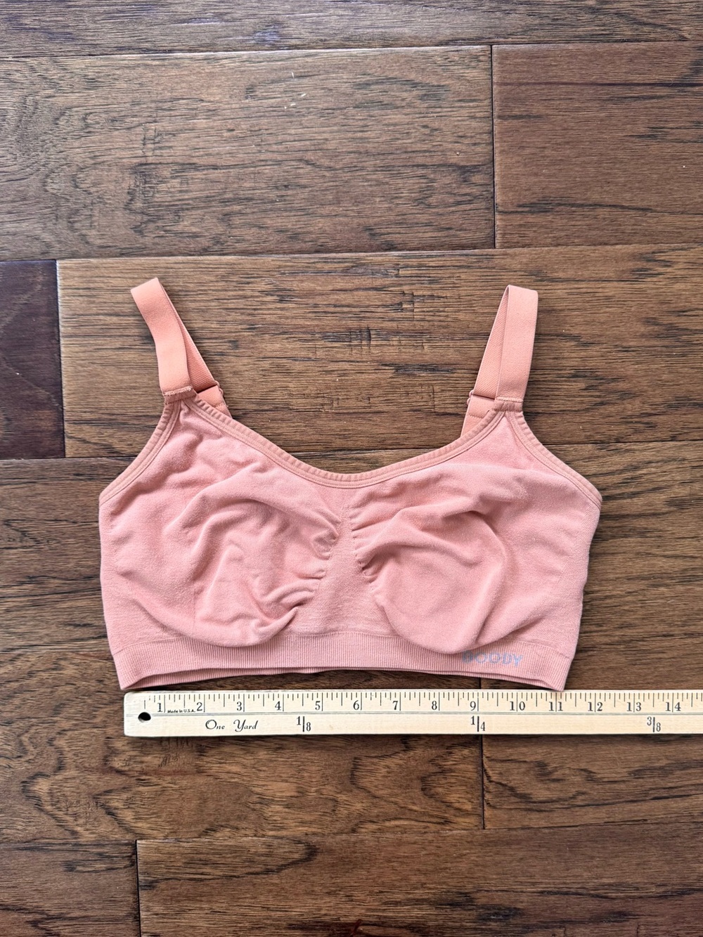 EUC BOODY Full Bust Wireless Bra Dune Beige Size Medium - Picture 3 of 6